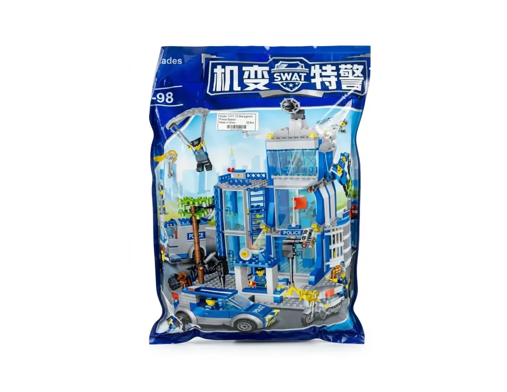 [707407602139] Bloques tipo Lego Estación policia*