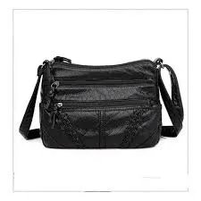 Bolsa De Hombro Cruzada Negra