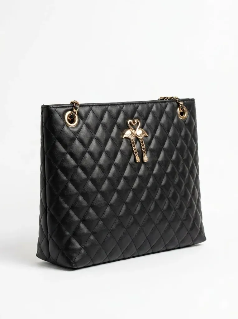 BOLSA NEGRA GRANDE PIEL