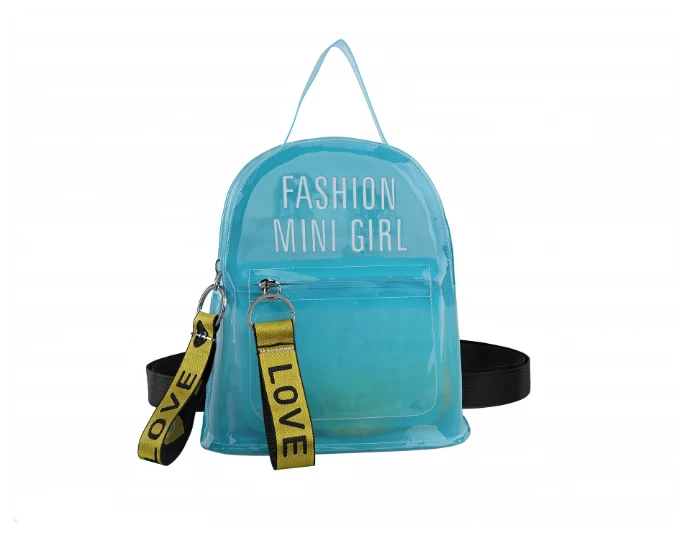 [888896523687] Mochila Pequeña Transparente De Color