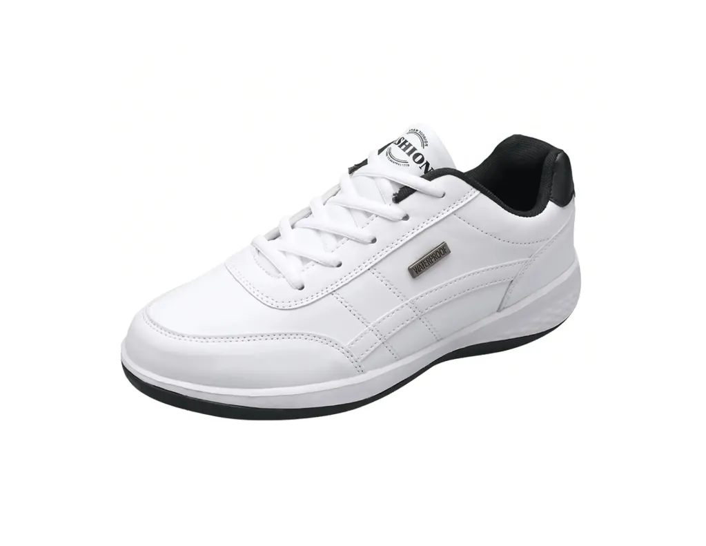 [741592860334] Tenis Fashion Blanco&Negro tipo piel 5.5