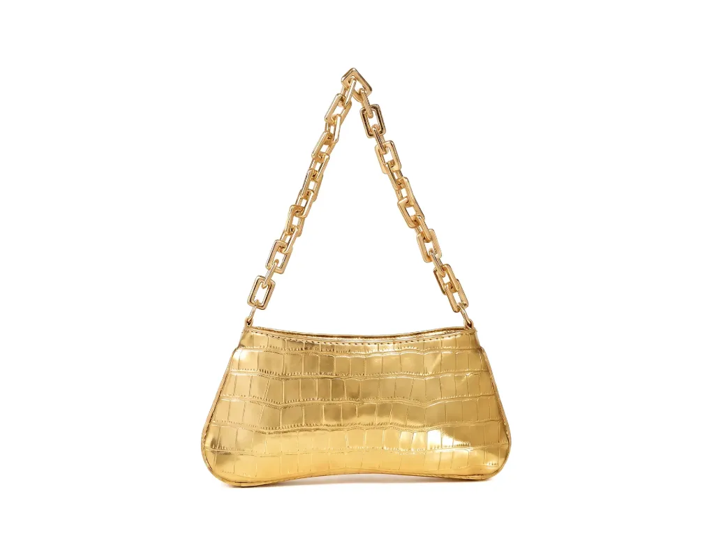 [231001200755] Bolso Con Estampado Dorado