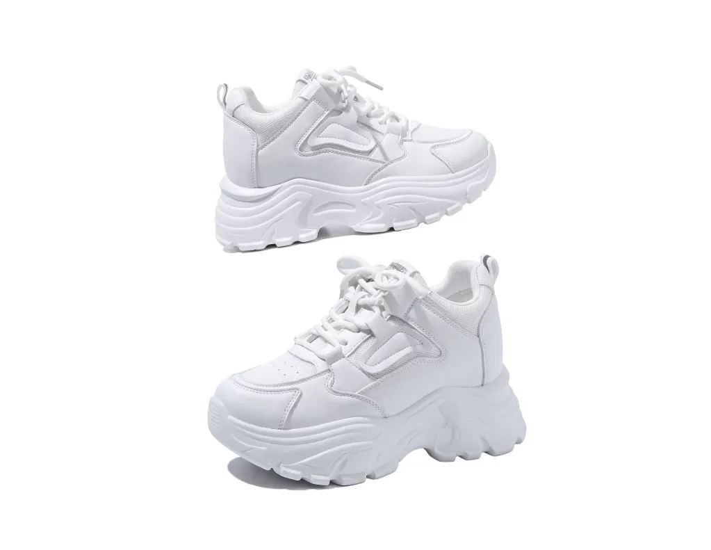 [759804612933] Tenis de Plataforma Blancos FENGODI SPORT 5