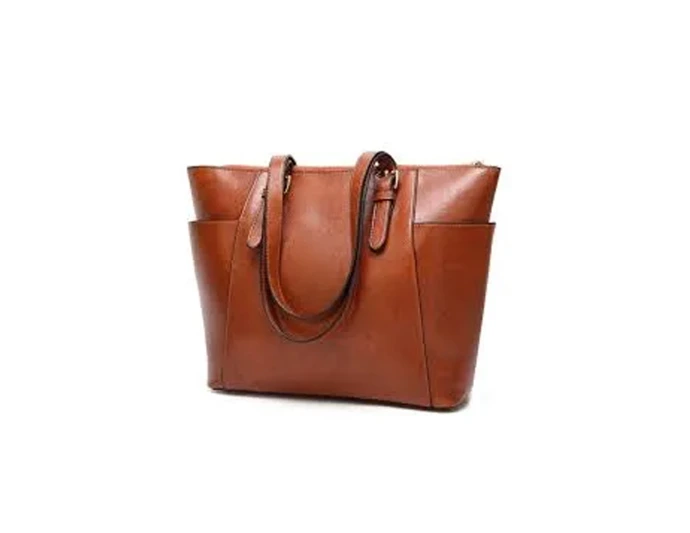 [736905218460] BOLSO CAFE DE PIEL