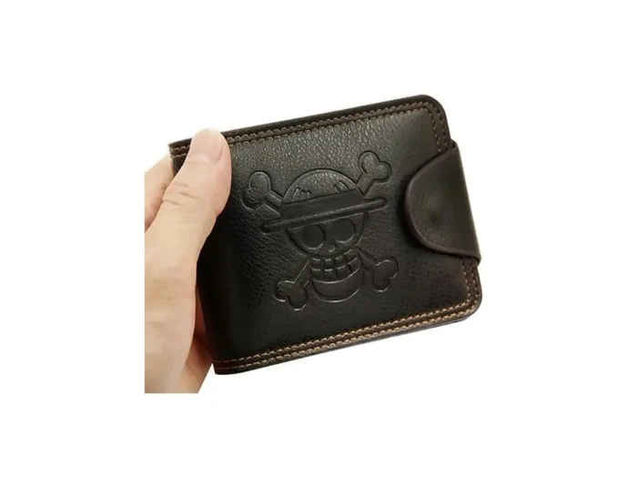 [786503914228] CARTERA NEGRA ONE PIECE CALAVERA