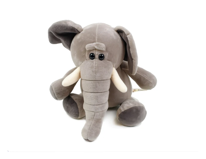 [723062858156] Peluche en forma de elefante gris