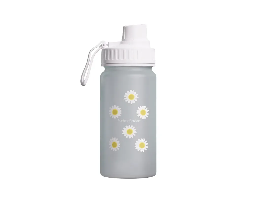 Botella De Agua Con Flores