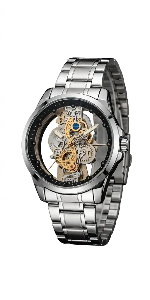 Reloj de pulsera esqueleto