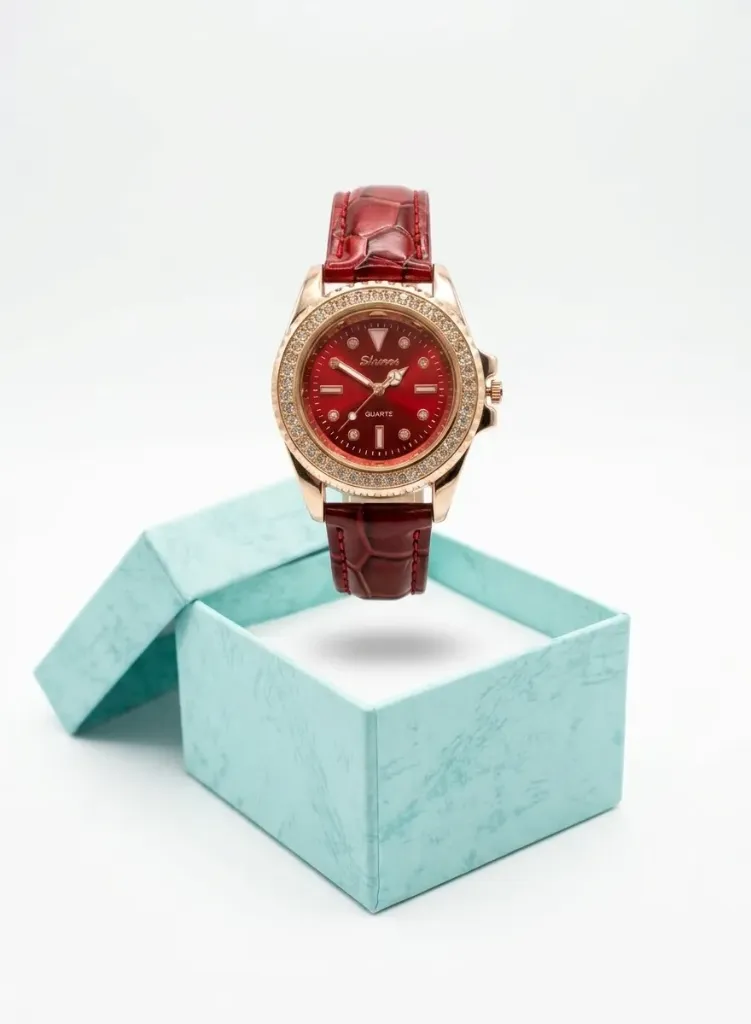 Reloj de Cuarzo de lujo Rojo