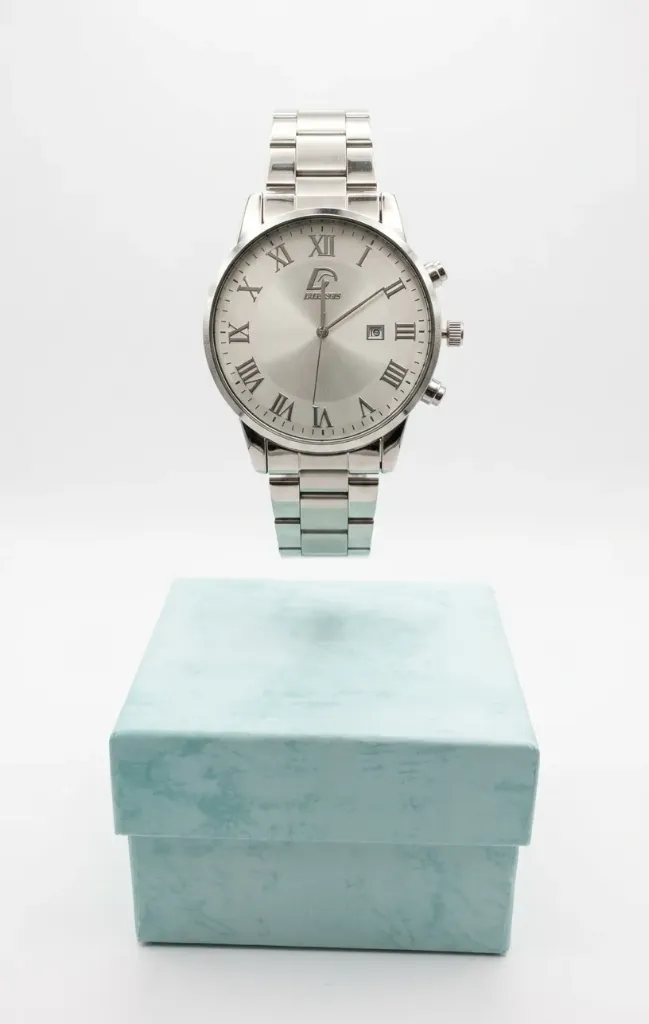Reloj Analógico plateado