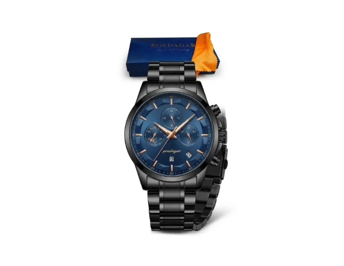 [734369136245] Reloj Poedagar Dark Blue