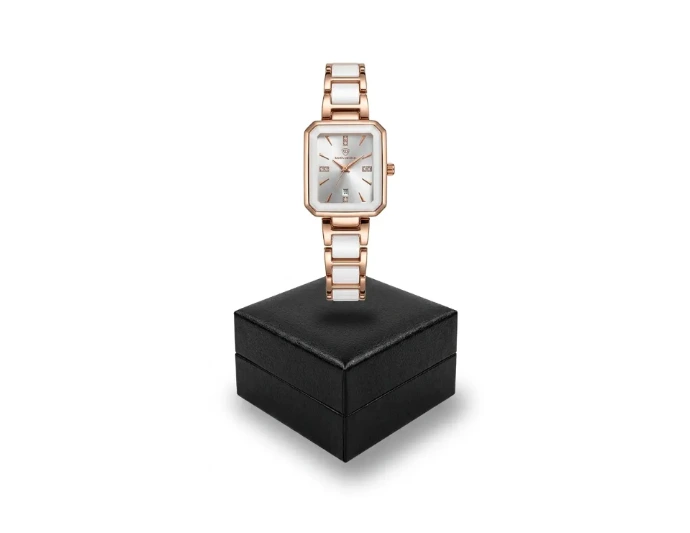 [734369136255] Reloj Carré Blanco