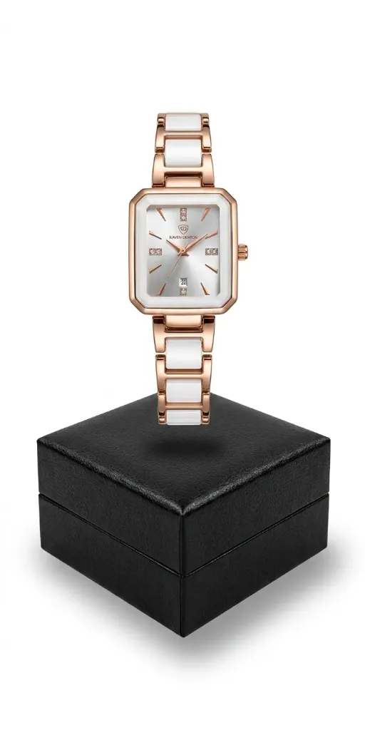 Reloj Carré Blanco