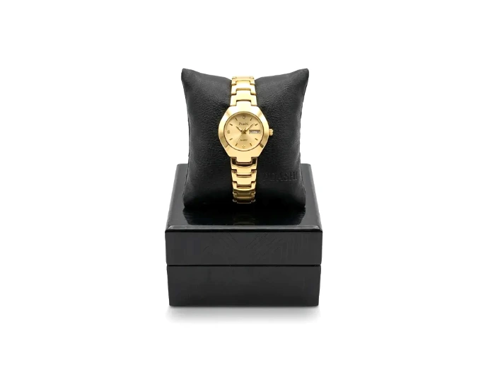 [734369136260] Reloj Dorado Luxe
