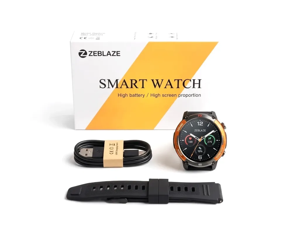 [734369136280] SmartWatch Orange Shock