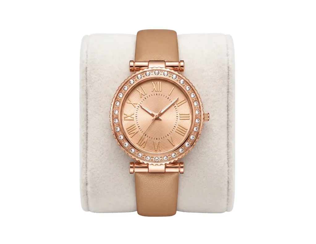[734369136295] Reloj Rose Gold con Diamantes