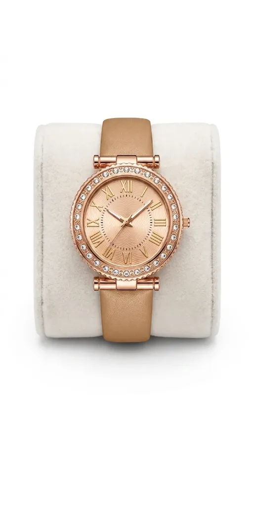Reloj Rose Gold con Diamantes