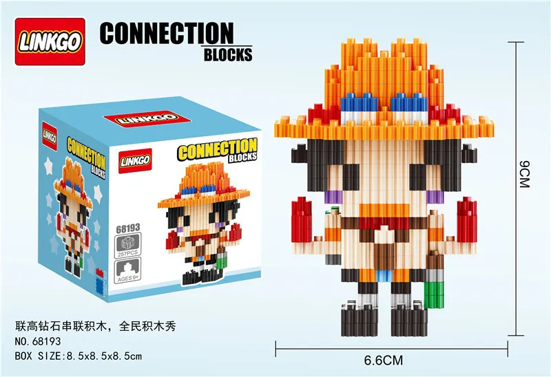 Bloques Linkgo Connection One Piece Portgas D. Ace