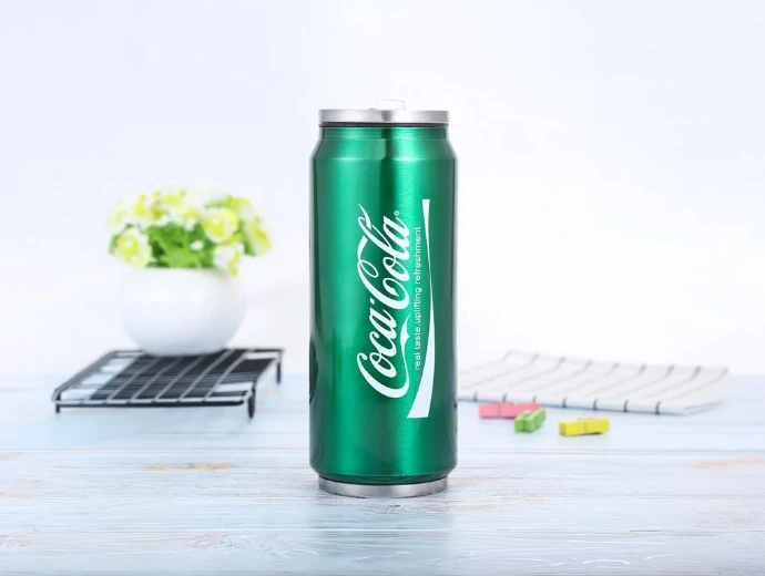 Botella para bebidas tipo refresco de lata