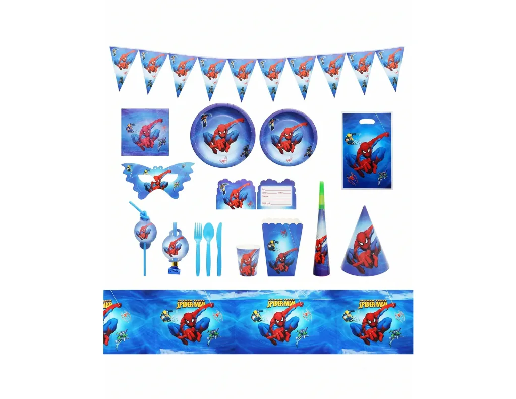 [5821212511820] Kit para Fiesta de Hombre Araña*