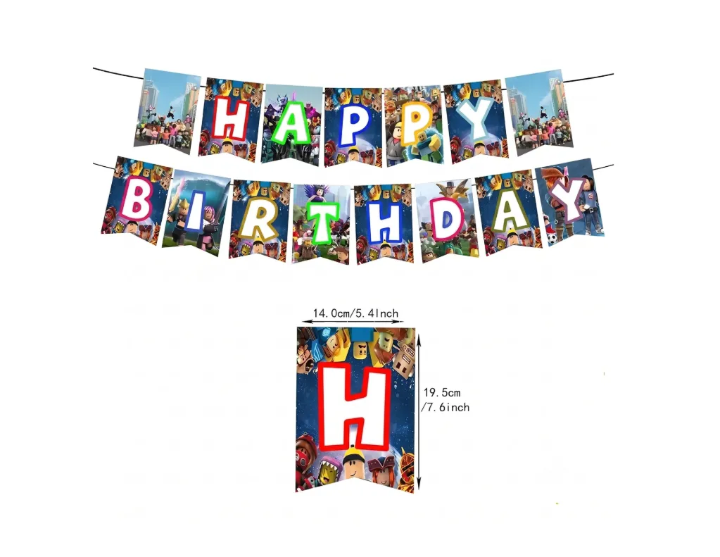 [5821212511825] Kit para Fiesta Roblox*