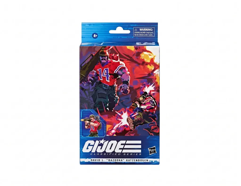 [6938874479660] Figura de acción GI Joe David L. ¨Bazooka¨*