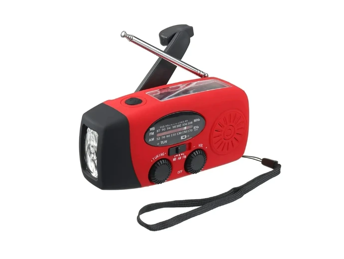 [765465057443] Radio-Linterna para Emergencia Multifuncional 376WB*